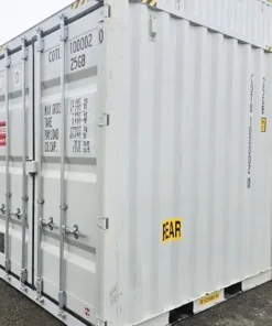 10ft One-Trip Shipping Container White