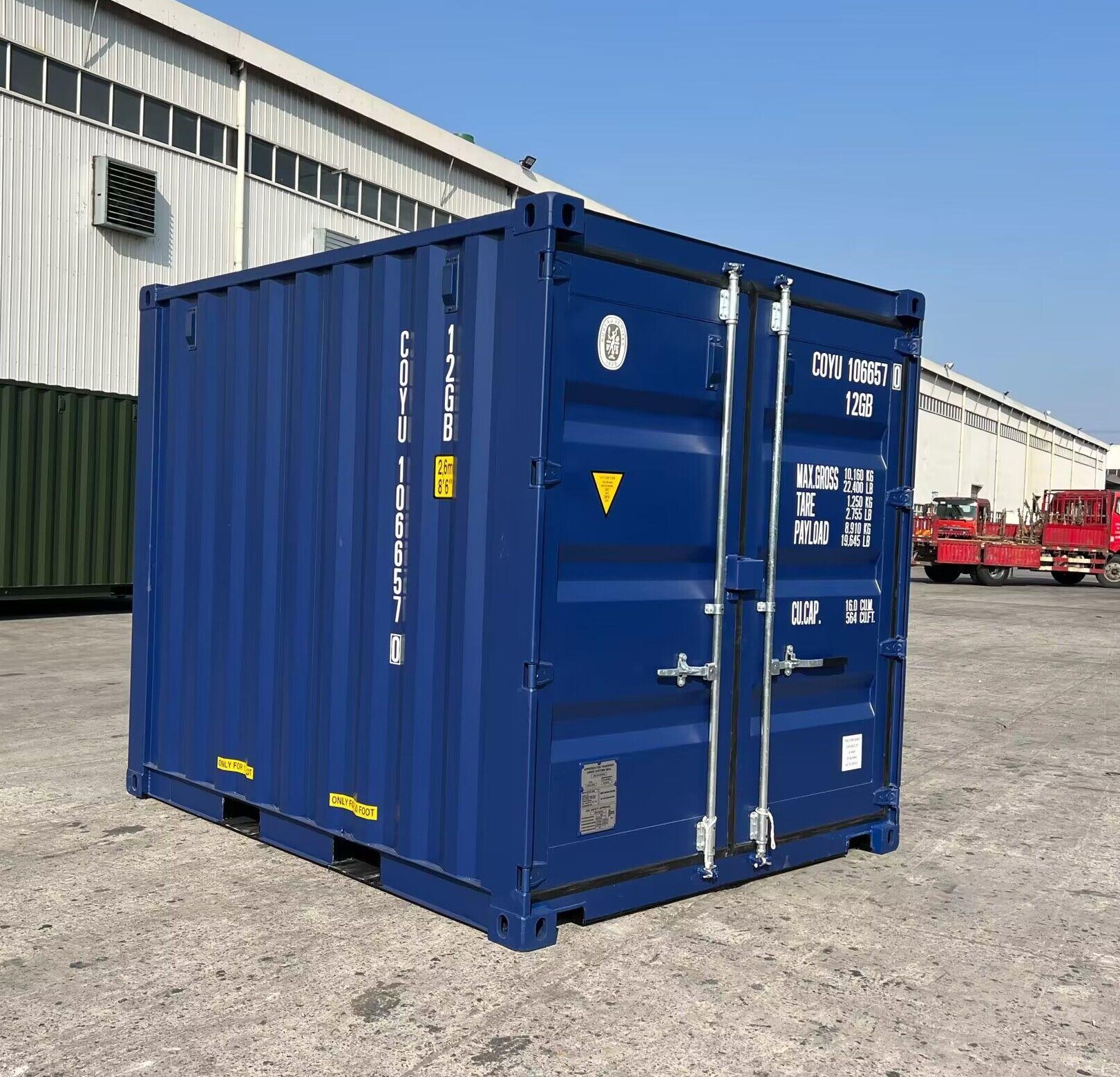 10ft High Cube One-Trip Container