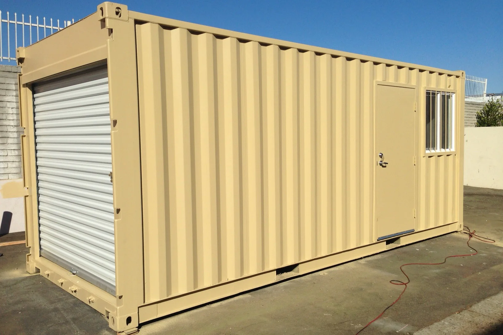 16ft Storage Container with Roll-Up Door