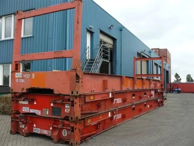 40ft Used Collapsible Flat Rack Container