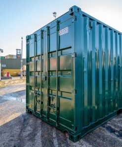 8ft One-Trip Shipping Container Green